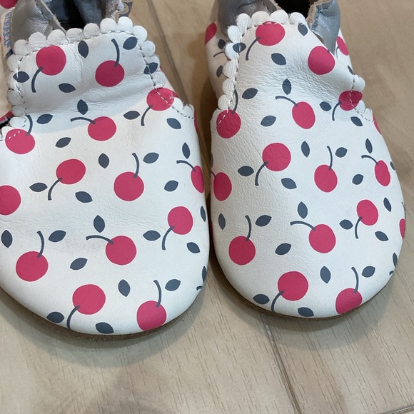 Robeez Cherry Pie Sorbet leather shoes - Picture 2 of 12